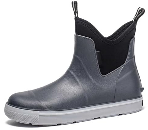 Botas De Lluvia para Hombre Antideslizantes para Senderismo para Exteriores para Clima Húmedo Cómodas Ligeras con De Goma Antideslizante (Blue 45)