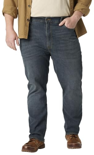 Levi Strauss Signature Gold Men's Regular Straight Fit Jeans, Bigfoot, 34W x 32L