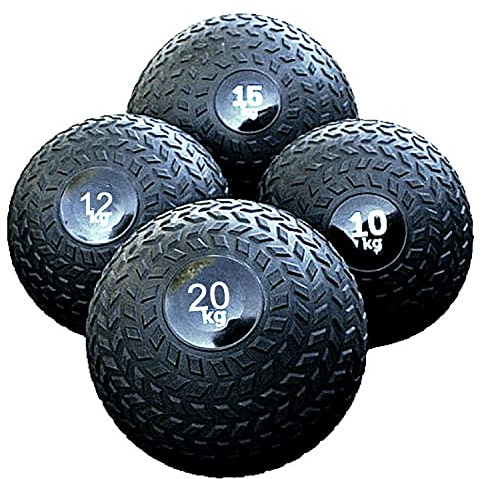 Fitness Slam Ball Weights 8kg - 25kg | Low Bounce Medicine Balls – Core Strength Training | Fitness Equipment For Home/Gym Workout - Exercise Ball – Sold Individually (8)