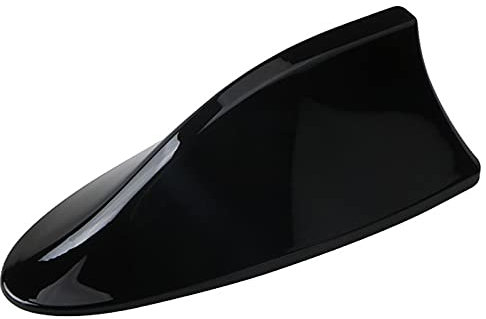Gsrhzd Shark Fin Antenna, Car Aerials, ABS Plastic Roof Shark Fin Antenna to Enhance Radio Signal for Most Cars(Black)