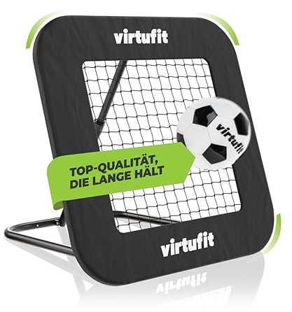 VirtuFit Fußball-Rebounder Serie – verstellbar & klappbar – ideal für Kindertraining & Technikübungen (84 x 84 cm)