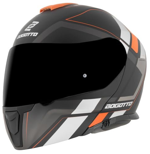 Bogotto FF403 Murata Klapphelm, orange/schwarz, XL (61/62)