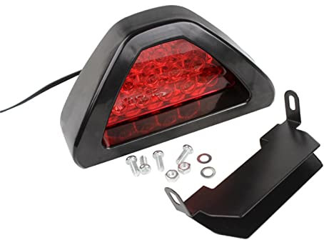 Rücklicht Bremslicht Universal Auto Bremssignal Lampe F1 Stil Dreieck Sportlich 12LED Nebelschlussleuchte Schwanz Dritte Auto Schwanz Bremsleuchten Rückfahrleuchte