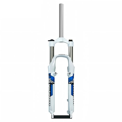 Mountainbike-fjädergaffel 26 Tum MTBrakt Rör Framgaffel 100 Mm Fjäderväg 1-1/8 Rakt Rör QR 9 X 100 Mm Skivbroms V-broms Cykelgaffel Manuell Låsning