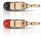 OEHLBACH Solution Banana - Erstklassige Bananenstecker für Kabel bis 6mm² - rot/schwarz Kennzeichnung, Crimp-System - 4 Stück - gold