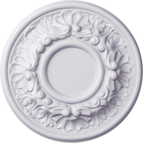 7 1/2OD x 1 1/8P Odessa Ceiling Medallion (Fits Canopies up to 2 1/2)