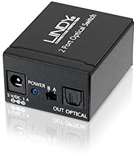 LINDY 70434 2 Port Optical Audio Switch