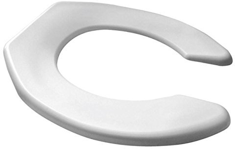 Euroshowers White Minimalist Toilet Seat