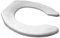 Euroshowers White Minimalist Toilet Seat