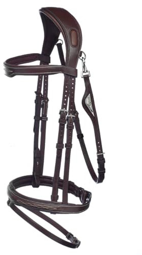 Equiline anatomische Trense BJ301 schwarz, Größe:Cob