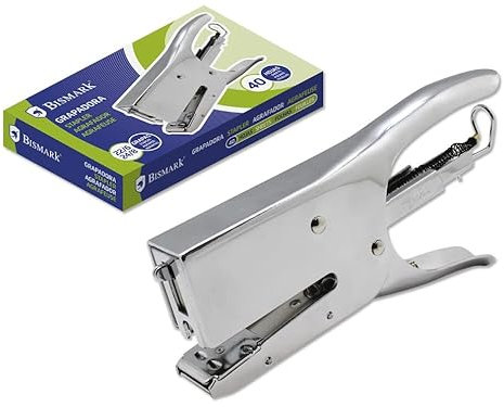 BISMARK Grapadora TENAZA CROMADA 40H QD522