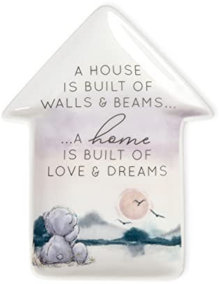 Me To You Bear Plat à bijoux en forme de maison