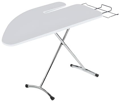 Top House Italia Festival Asse da Stiro con Stiramaniche - 125x48 cm - Salvaspazio, robusto, pieghevole - Copriasse anti piega termoriflettente