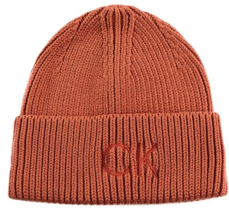 Calvin Klein Mütze Essentials Beanie Autumn Leaf Terracotta