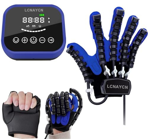 LCNAYCN Guantes Robot De Rehabilitación Para Hemiplejia Ictus Parálisis Cerebral,Rehabilitación De Manos Guantes