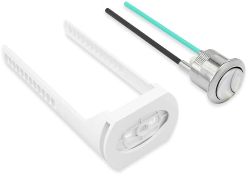 Empyreal Dual Flush Button Replacement Parts for Toilet Cistern, Compatible with Geberit Impuls 250 Flush Valve, WC Tank Pusher Switch & Adjustable Fixed Support, 1 Piece.