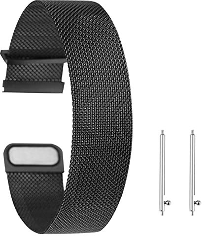 20 mm 22 mm Edelstahlarmband, Magnetarmband, Ersatzarmband mit Schnellverschluss-Federstegarmband