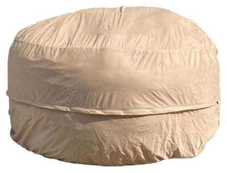 BCU Big Bean Bag Cover Inner Lining for Filler Beanbag Beans Storage Reusable Washable, 6FT
