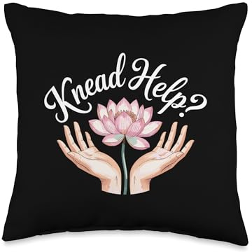 Massage Therapist Knead Help Massage Therapy Throw Pillow