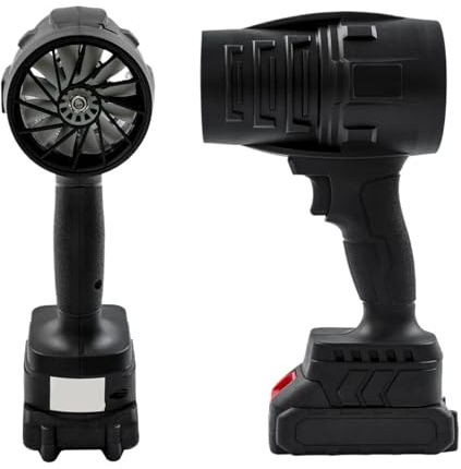 NGTFDCP Soffiatore per Foglie, Soffiatore Portatile per Foglie Senza Fili da 25000 Giri/min con Batterie per La Pulizia delle del Giardino Prato Inglese,per la Pulizia del Patio