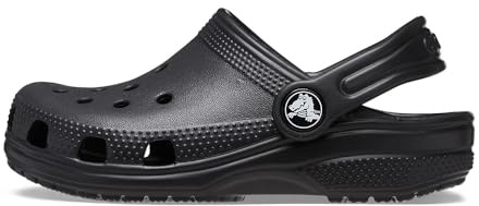 Crocs Classic Clog K, Zoccoli Unisex - Bambini e ragazzi, Nero, 29/30 EU