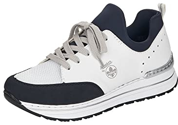 Rieker Damen Sneaker N6973-80 weiß Gr. 40