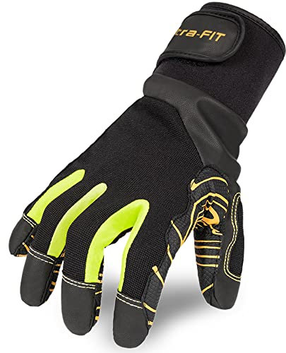 Intra-FIT Vibrationsschutzhandschuhe ISO10819 EN388 Vibrationsschutz-Sicherheitshandschuhe Schlagfeste Mechanikerhandschuhe Antivibrations MechanicsHandschuhe Schock-Absorber Arbeitshandschuhe