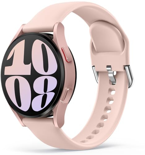 Higgs Correa 20mm Compatible con Amazfit Bip 3/Bip 3pro/Bip S/Bip S Lite/Bip Lite/Bip U pro/Correas Amazfit GTS/GTS 2(2Mini)/GTS 3/GTS 4 Mini Mujer Hombre,Pulsera Suave Silicona Deportiva Rosa
