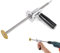 Lyreh Coupe-Tube Intérieur en PVC, Acier Inoxydable Coupe-Tuyau Plastique avec Molette et Poignée Profondeur de Coupe Réglable de 17,78cm Convient Aux Tuyaux en PVC 3,81-20,32cm