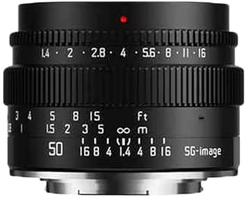 Compatible avec l'objectif à focale Fixe autofocus Sony E 50 mm F1.4 APS-C et Monture M43 L (XM/RZ).(Macro 4/3)