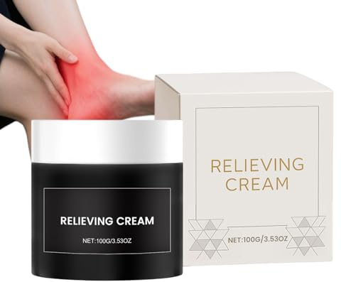 Crème pour le Corps | Baume De Massage Hydratant | Baume Réparateur Chauffant 100g pour Articulations | Soulagement des Genoux Mains Bras Épaules Cou Jambes Dos Hanches Cheville Pieds