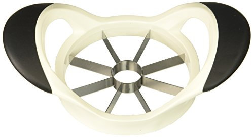 OXO SoftWorks Apple Divider - Corer, White, Stainless Steel Blades & Body