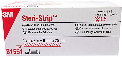 3M Steri-Strip Blend Tone Skin Closure 1/4 x 3 Box: 50