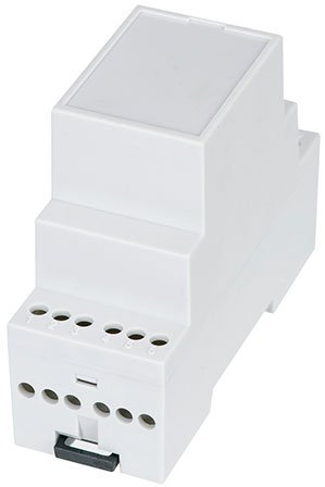 H-Tronic HUT 2-C, Grau, Weiß, ABS (UL 94V0), 35x71x90 mm, Aufsteckmontage, nicht wasserfest