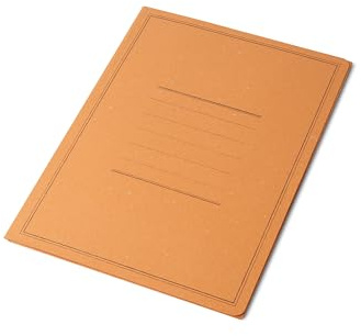 Pigna, 50 chemises à dossier 3 rabats avec impression, Eco Line, 24,5x34,5 cm, 180 g, Couleur orange