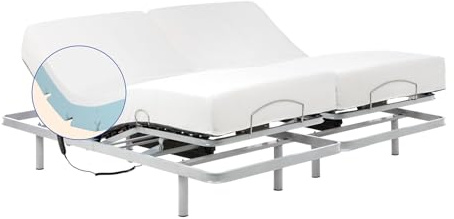 Gerialife® Dubbelsäng med dubbelsäng med Visco Tencel madrass (160x200)