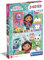 DreamWorks Gabby's Dollhouse - 2 Puzzle mit 60 Teilen für Kinder ab 4 Jahren, Buntes Kinderpuzzle mit besonderer Leuchtkraft, 24804 von Clementoni