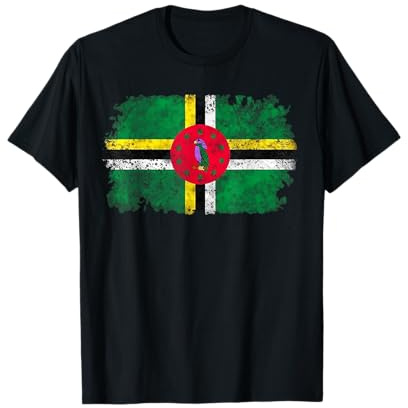 t-shirt dominica, vêtements dominica, chemise dominica pour femmes T-Shirt