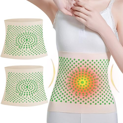 Znnhnn Damen Nierenwärmer, Selbstheizend Wermut Rückengurt, Rückenwärmer, Bauchwärmer, Wärmer Taillen Beschützer,Taille Unterstützung Beschützer Gürtel Band für Damen