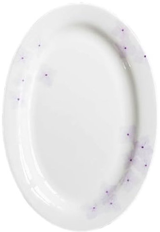 Pastatallrikar, Desserttallrikar i lergods Handmålad Glasyr Färg Benporslin Mattallrik Servis Western Middagstallrik Oval Frukosttallrik Keramisk Tallrik Stora Mattallrikar