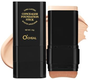 O'CHEAL Bâton de ligne de hauteur pour le visage - Éclaircissement durable et léger - Bâton de maquillage - Contour du visage - Beauté - 15 g - 01# ivoire