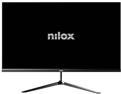 Nilox NXM24FHD1203 Monitor 24 Pulgadas, Full HD, Pantalla Gaming 120Hz, Pantalla Ordenador con Soporte VESA 75x75mm, Conexiones HDMI y VGA, Reducción de Luz Azul para Confort Visual