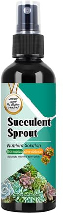 Kakteen Pflanzennahrung - Keimförderer Für Sukkulenten - 100ml Sprungkraft Booster Langzeit-Spray Für Wachstum & Vermehrung Bei Topfpflanzen Innen & Außen