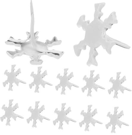 Tofficu 300 Pezzi Miniature Brads Fiocco Metallo Prong per Scrapbook e Decorazioni Natalizie Confezione per Artigianato Progetti Scolastici e Feste Invernali