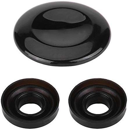 Delaman Pulsante di Navigazione Joystick Control Center Pulsante Coperchio Manopola MMI Kit di Riparazione 2 Anello di Tenuta for A4 A5 A6 Q5 Q7 S5 S6 Vernice Nera