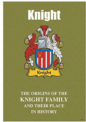 I LUV LTD Knight Anglais Nom de Famille Livret D'histoire avec de Brefs Faits Historiques