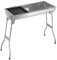 Uposao Holzkohlegrill Camping Grill Holzkohle,Klappgrill Tragbarer Grill Freistehender Grill BBQ Standgrill Mit Regalen + Grill + Grillplatte Für Camping Garten Picknick Party Für 5-10 Personen