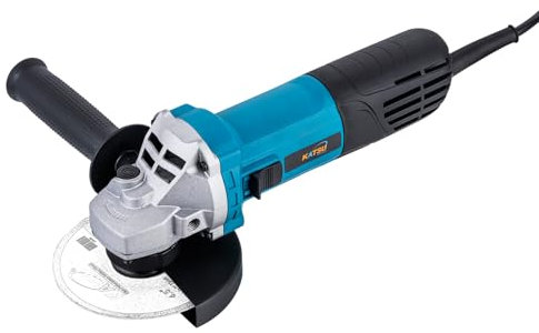 Smerigliatrice angolare elettrica KATSU Tools 115 mm 720 W per muratura, calcestruzzo, piastrelle, metallo, acciaio, smerigliatura e lucidatura (economico) 101676