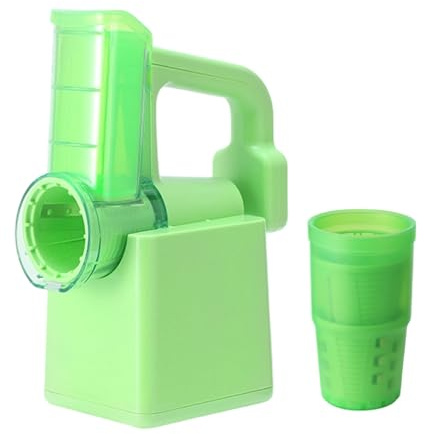 Rallador de queso eléctrico rápido con taza extraíble, cortador de verduras de fácil operación, procesador de alimentos recargable, máquina de ensalada de grado alimenticio con tapa