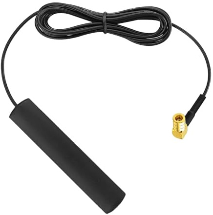 Antena Dab para Coche FM Am, Antena de Parabrisas con Cable de 3M y Conector SMB, Digital de Radio para JVC Pioneer Kenwood Alpine Clarion, Compatible con Opel Skoda Toyota Ford Citroën Peugeot